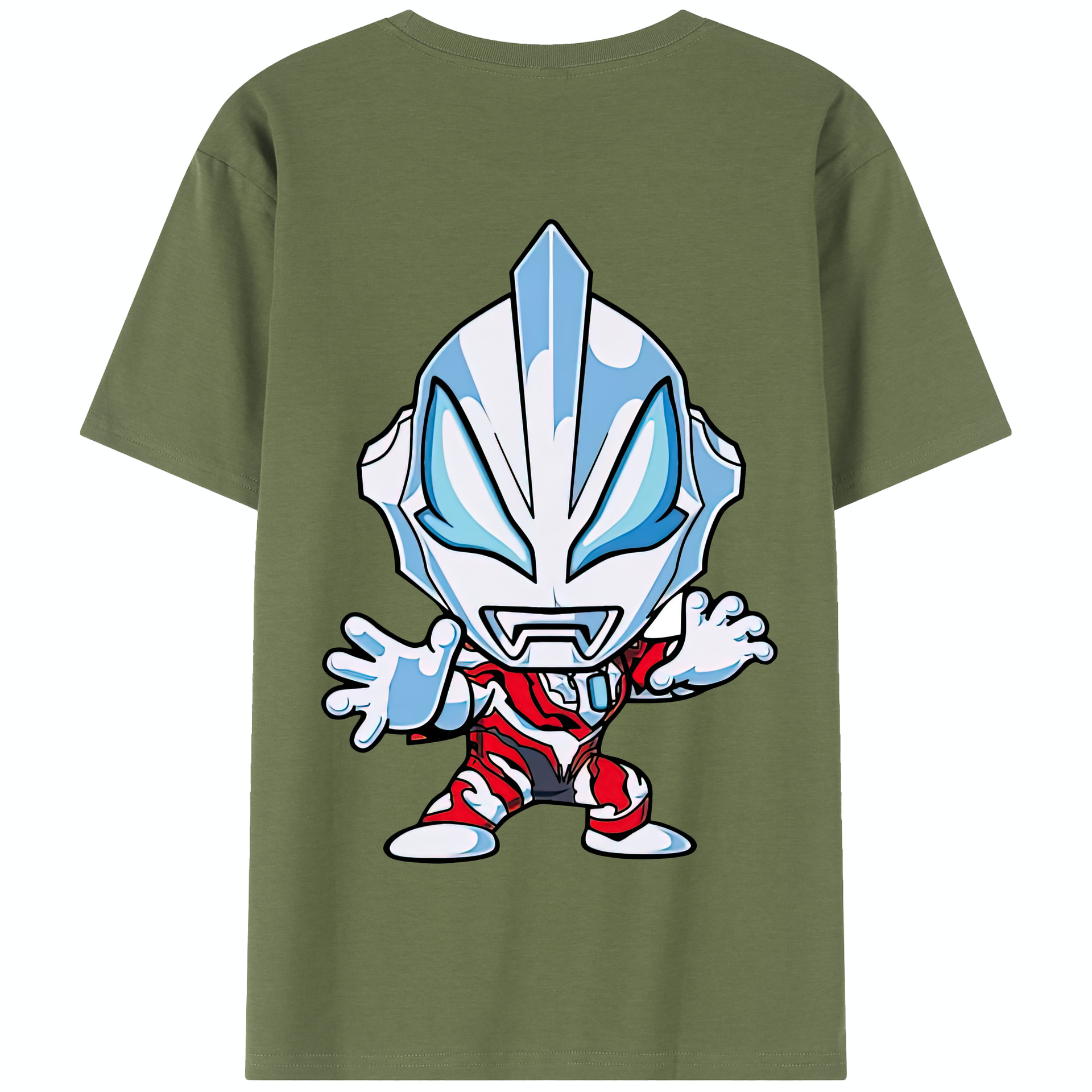（画像用） ウルトラマン Ultraman 綿100％半袖Tシャツ（背面プリント）